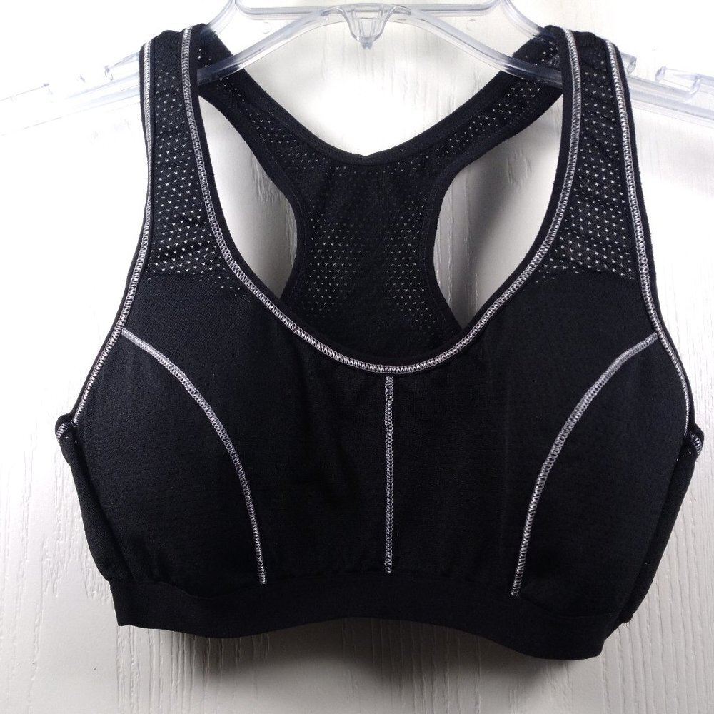 Black Padded Sports Bra - Picture 6 of 6